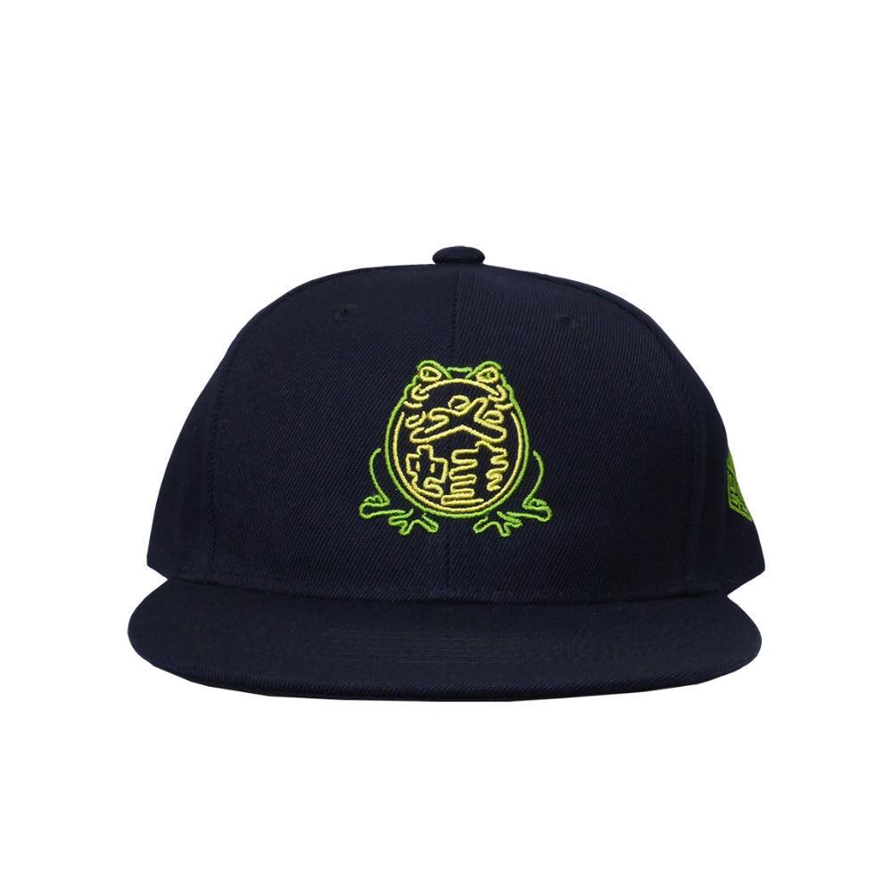 NEON+HiKESHi KAERU フラットバイザー キャップ | NEON+HiKESHi KAERU