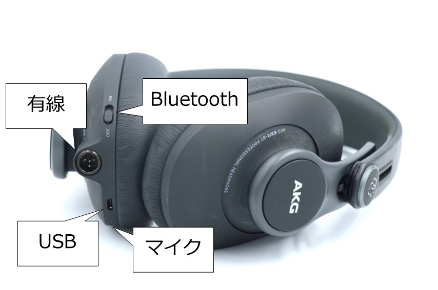 AKG K371-BT-Y3をレビュー。Bluetooth、有線両対応で優れた音質の