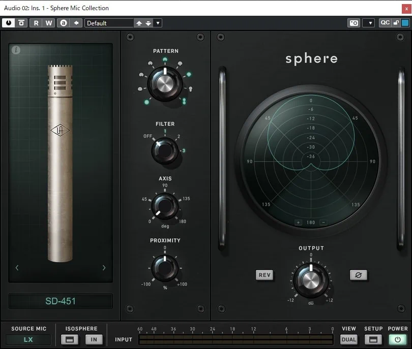 Universal Audio Sphere LXをレビュー。マイクモデリングシステムで音