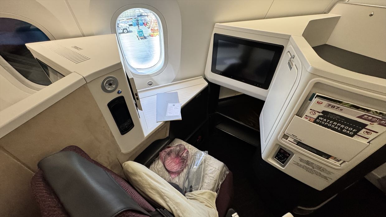 フライトの様子】SKY SUITEⅢ ビジネスクラス JAL39 羽田～デリー