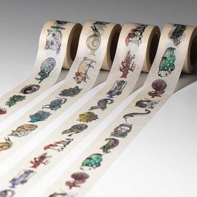 ヒグチユウコxホルベイン2018 マスキングテープ30 全4種セット