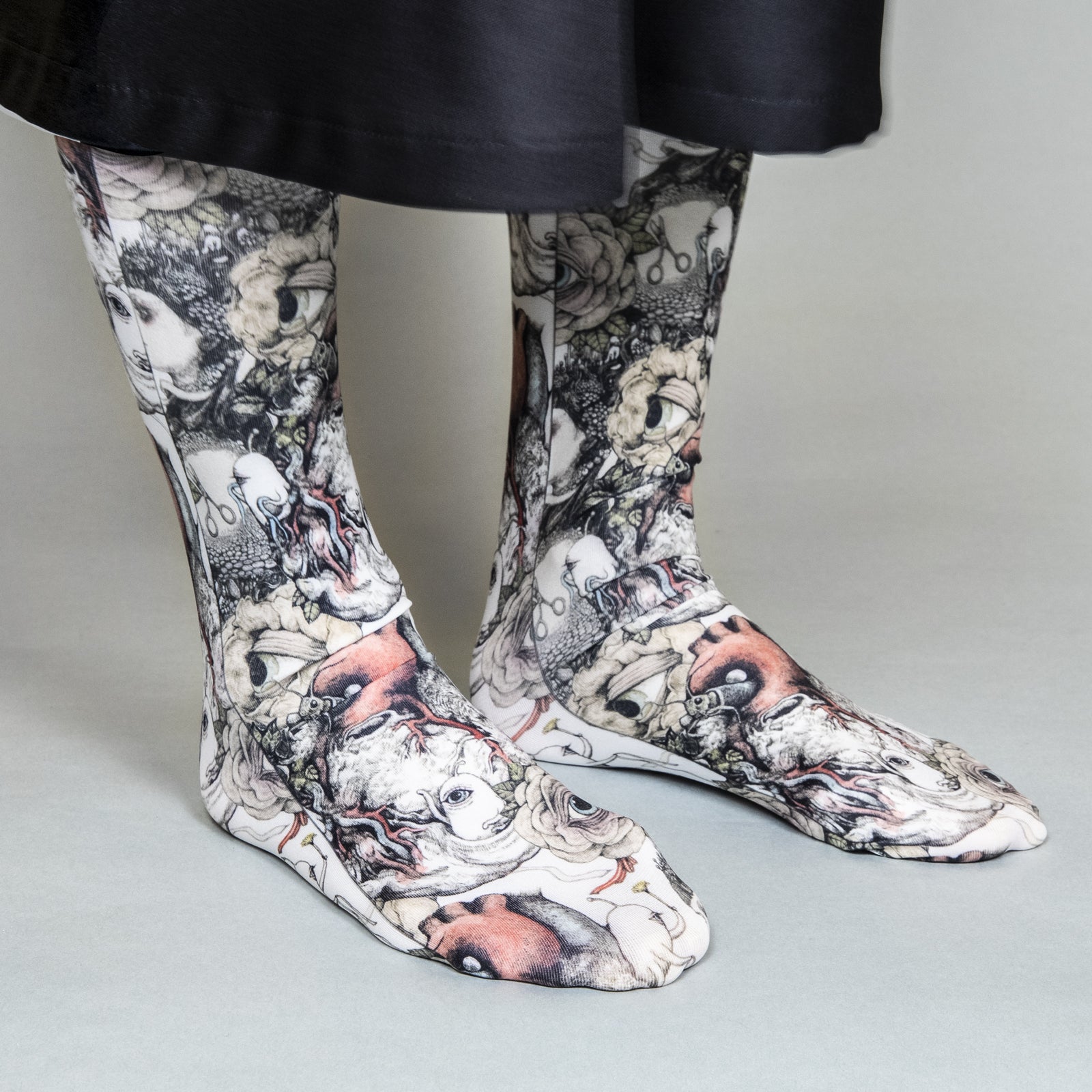 ヒグチユウコ ボリス雑貨店 タイツ 2足セット ヒグチユウコ ボリス雑貨