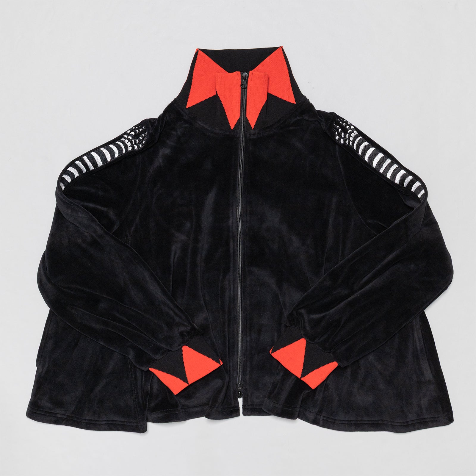 ベロアジャージ ロングギュス フレアTOPS – ボリス雑貨店