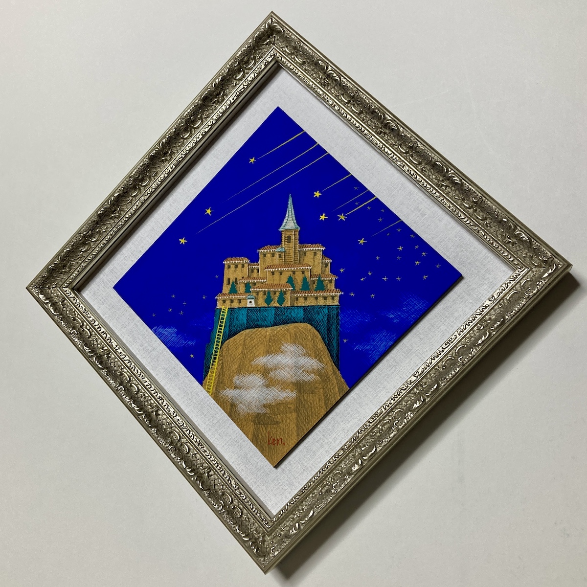 BLUE」テンペラ画作品のごあんない