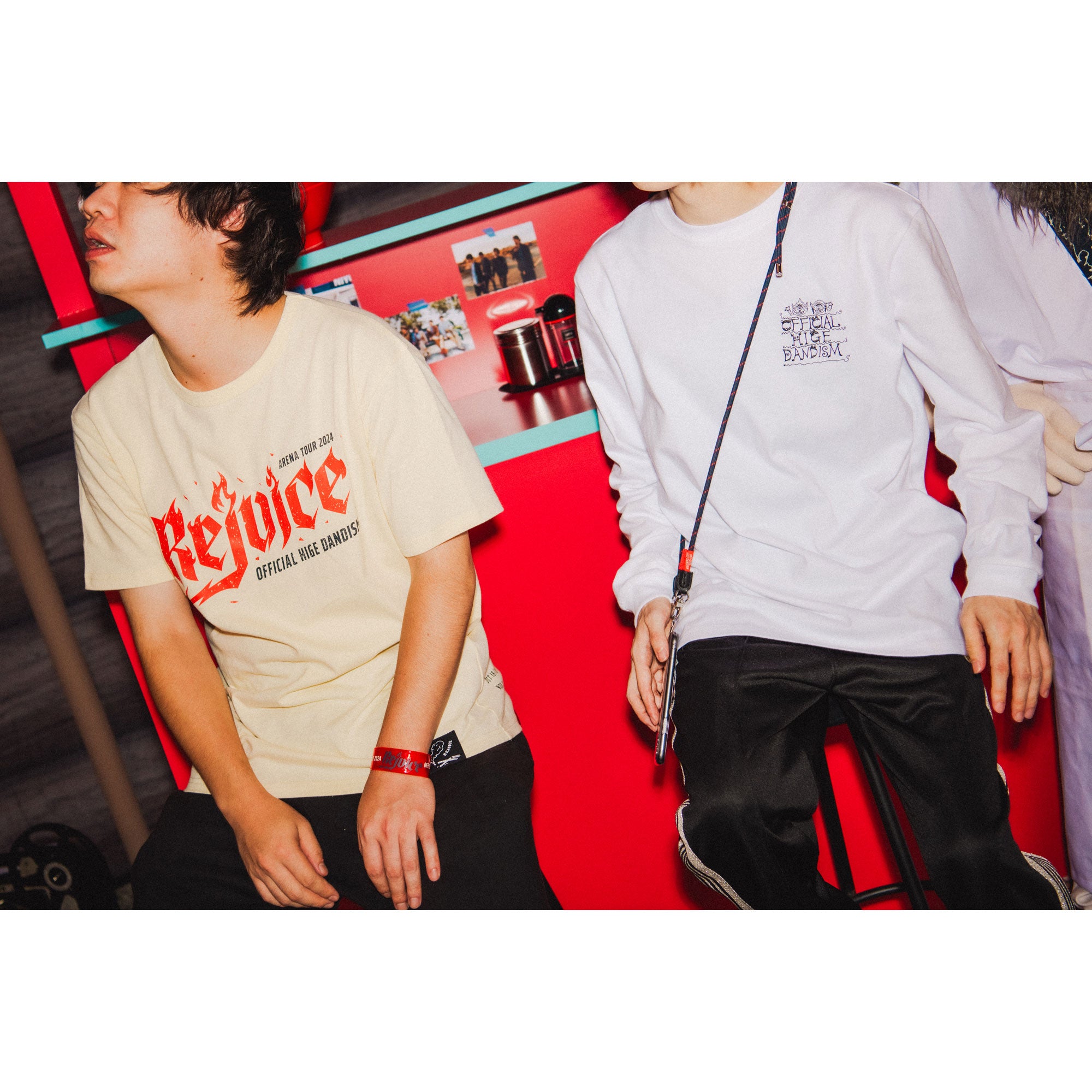 ロングスリーブTシャツ (日常) ホワイト – Official髭男dism ONLINE STORE