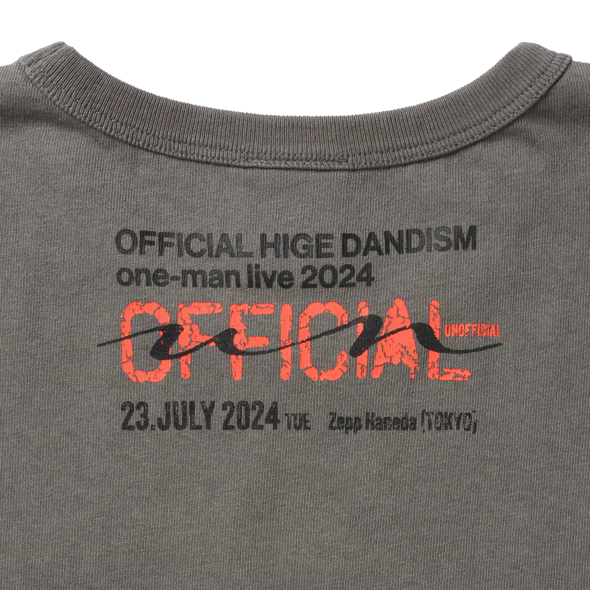 UNOFFICIAL- Tシャツ (XLサイズ) – Official髭男dism ONLINE STORE