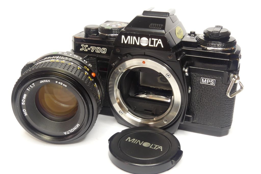 Minolta X700 SLR Camera MD3 50mm f1.7 lensHigh 5 Cameras