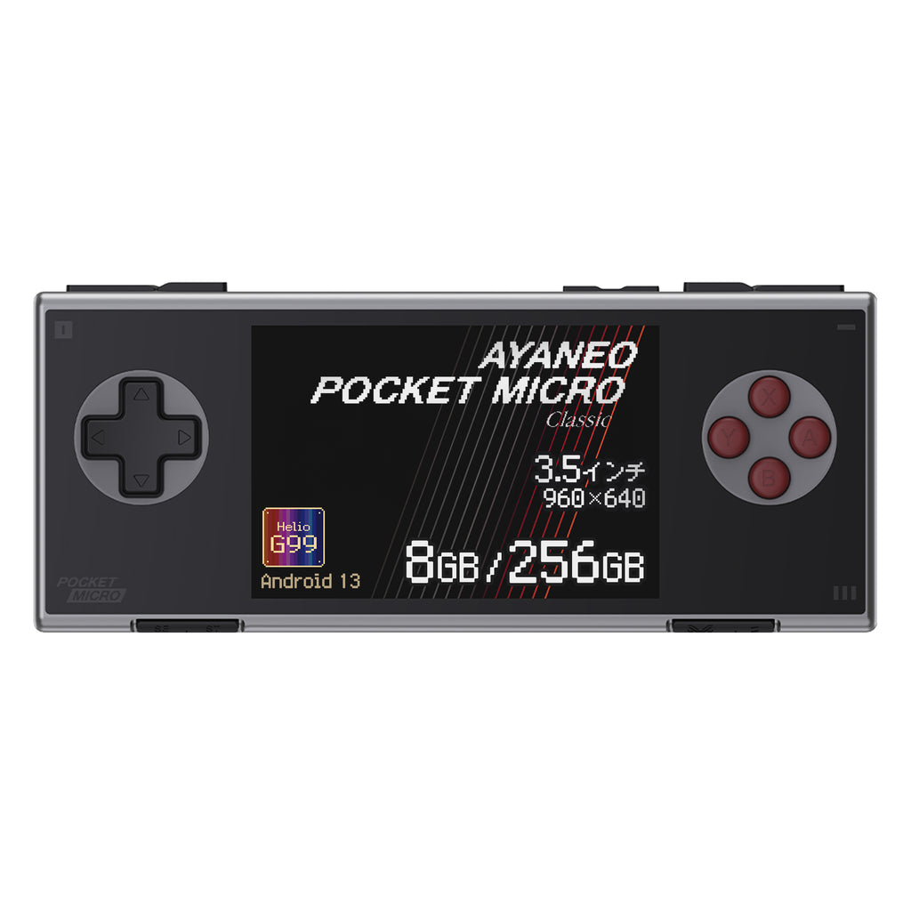 AYANEO POCKET MICRO Classic Androidゲーム機 Helio G99 – UMPC専門店