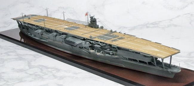 過去作品の修理と修正【1/700空母「赤城」、軽巡「五十鈴」】 – 艦船