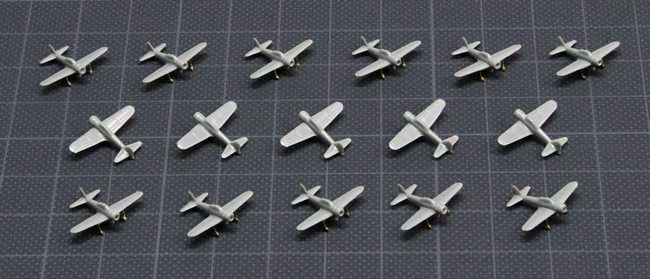 1/700航空母艦『瑞鶴』マリアナ沖海戦時：艦載機・零戦52型を16機