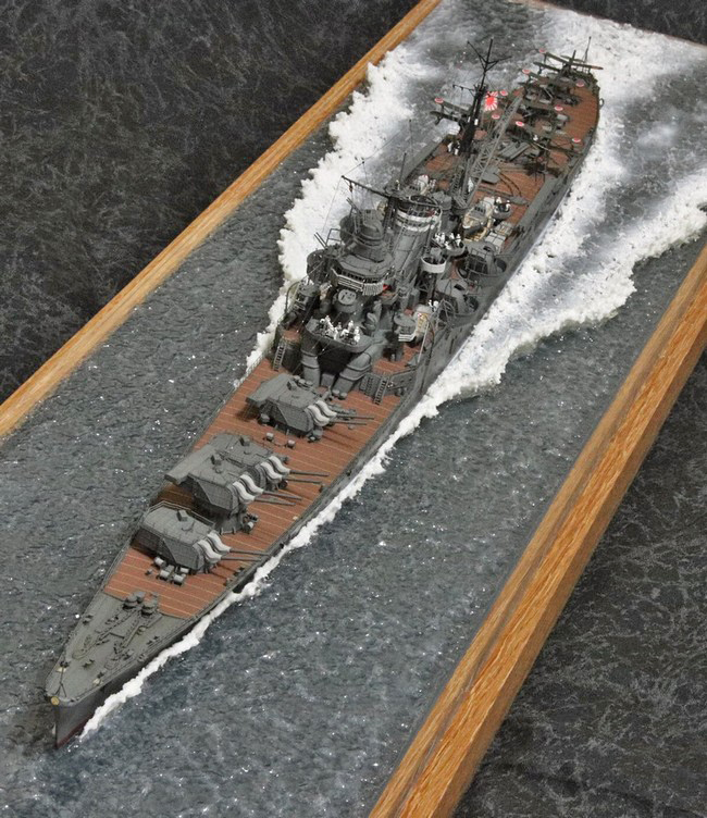 模型誌作例87】1/350重巡洋艦「筑摩」 – 艦船模型製作代行モデル