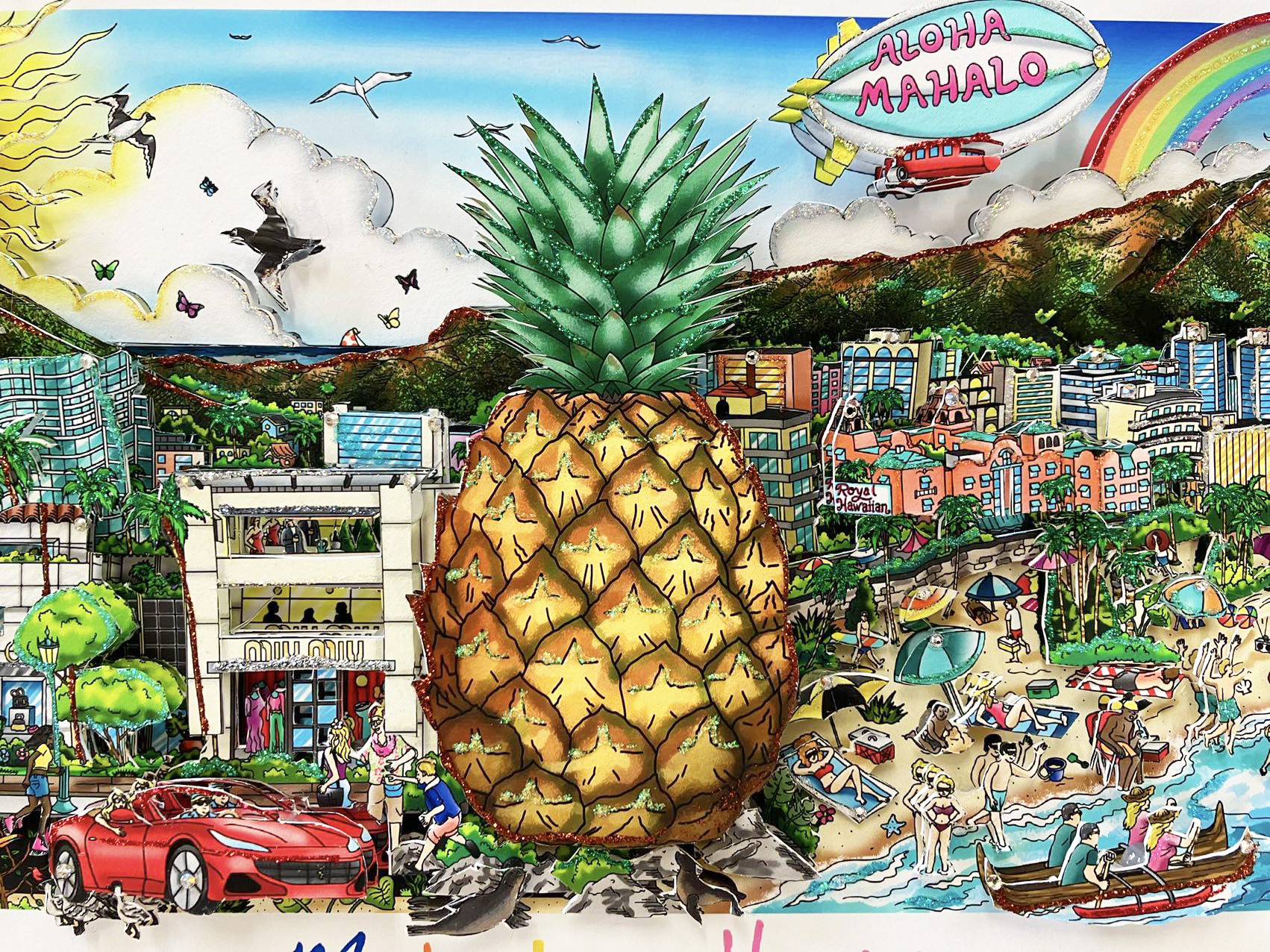 ジューシーなパインナップルが目を惹く、新作ハワイ作品をご紹介