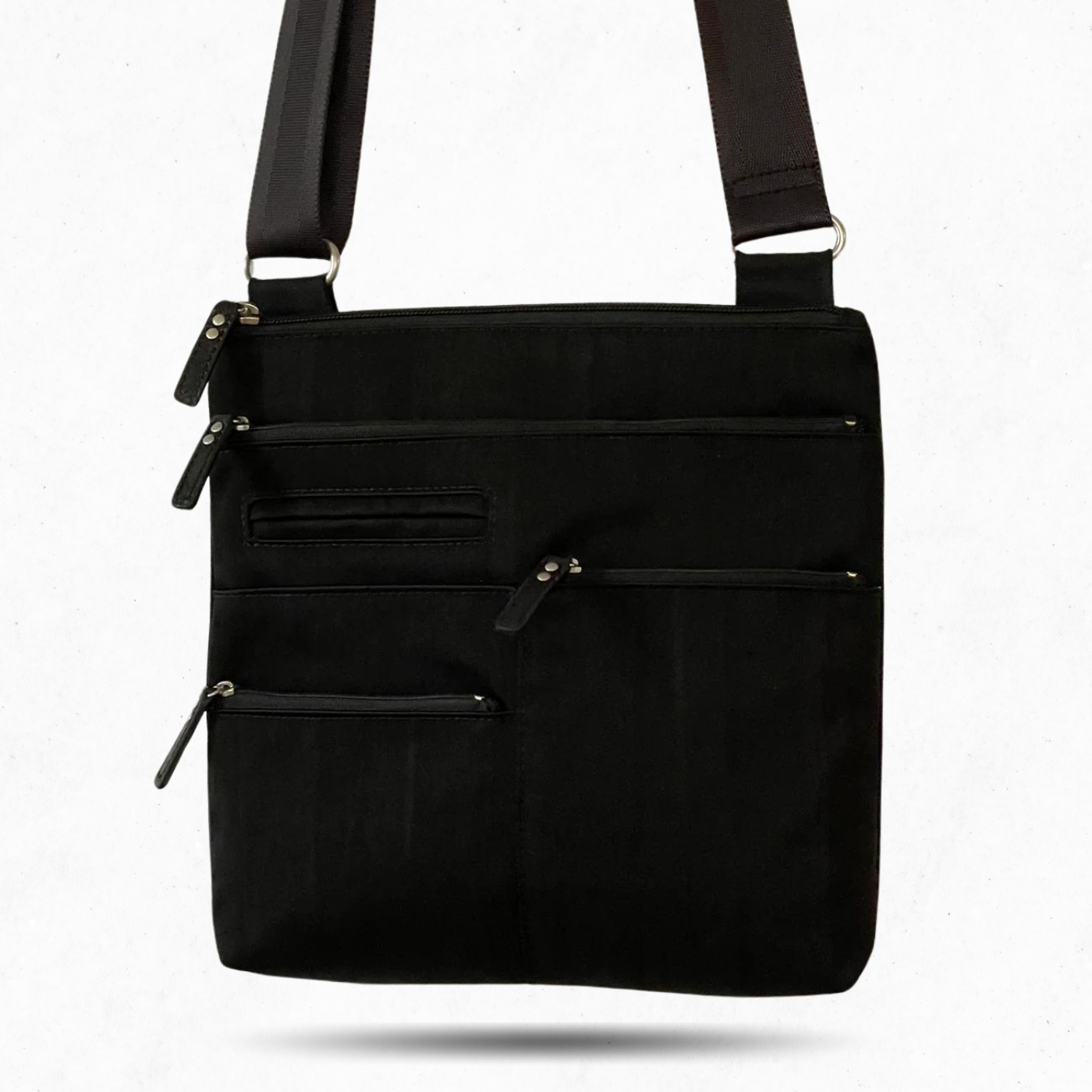 NICO - Black | Multi-Pocket Shoulder Bag | Small – Highway