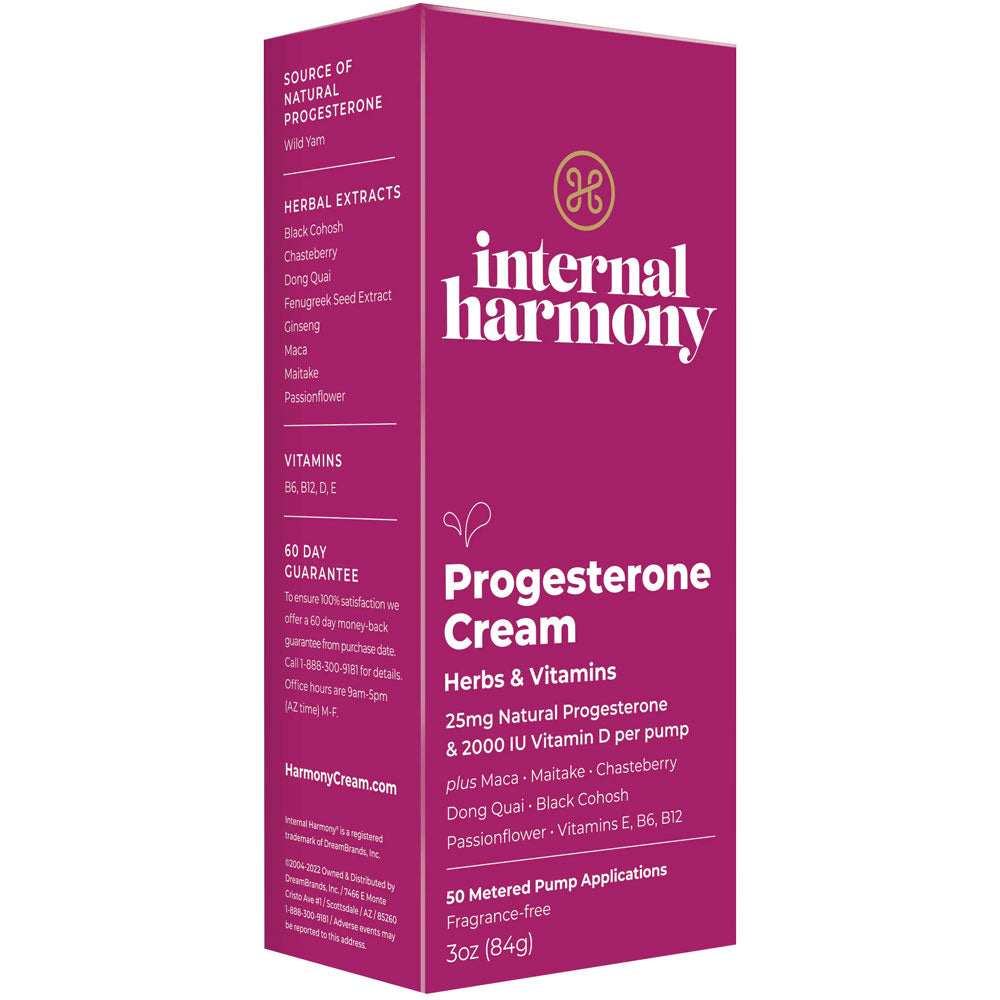 DreamBrands Internal Harmony Progesterone Cream (3 oz) – Hi-Health