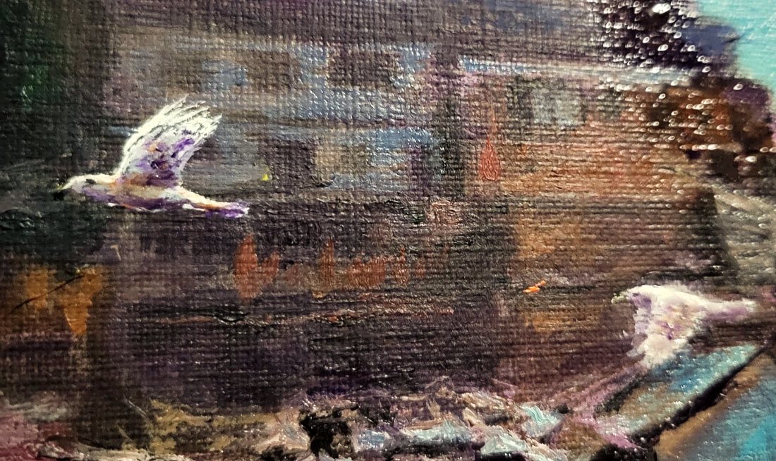 野外で油絵スケッチをするコツ/南米・サンクリストバルの丘 | 旅する