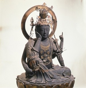 木造如意輪観世音菩薩半跏像(市指定重要有形文化財) | 【公式】広島の