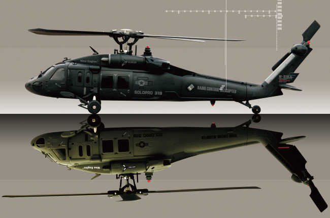 2.4GHz 6ch 小型電動ヘリコプター SOLO PRO 319 B.HAWK60 [ソロプロ319