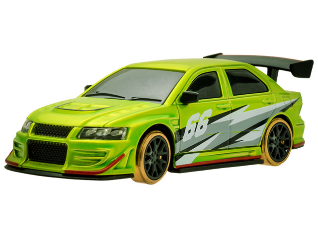 1/76 C66 Green Drift Car［ 1/76スケール C66グリーン ドリフトカー