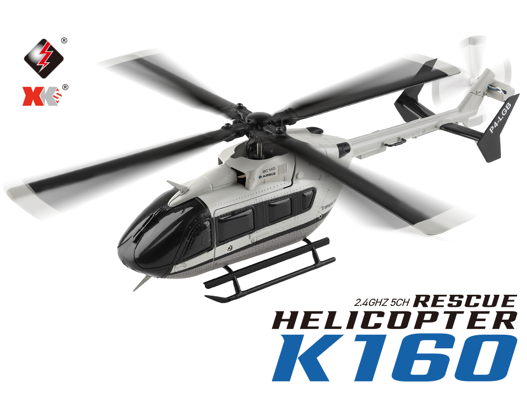 2.4GHz 5CH ヘリコプター Rescue Helicopter K160［ レスキュー