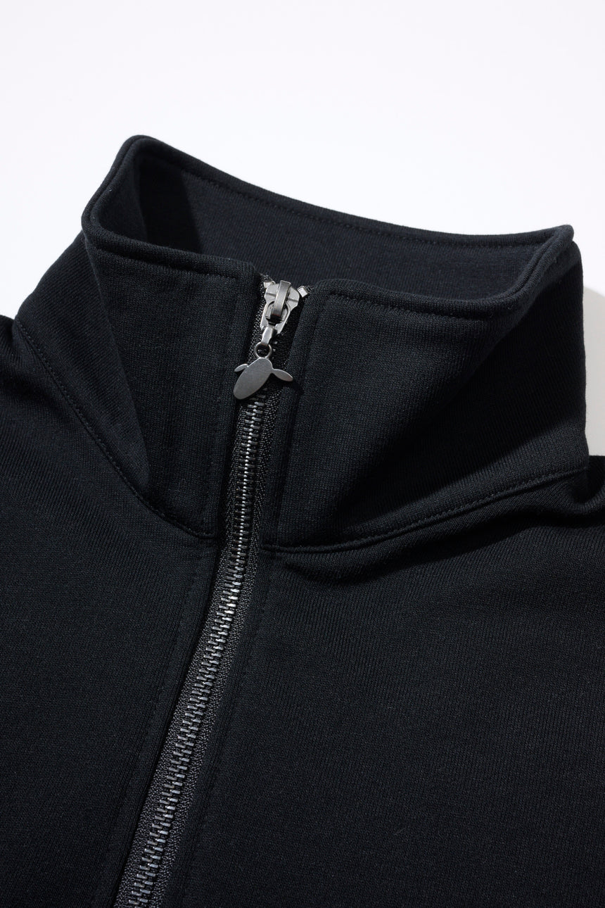 刺繍ハーフジップトレーナー [BLACK] – 羊文学 Official Store