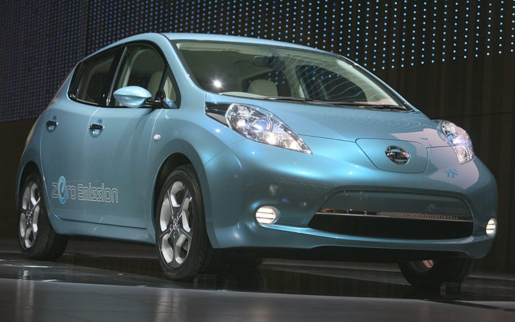 Zero Emissions, All Green: Introducing the Nissan Leaf EV