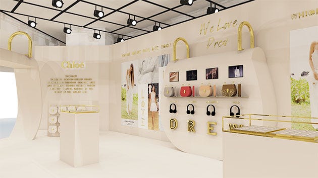 クロエのアイコンバッグ「ドリュー」ポップアップブティックが伊勢丹