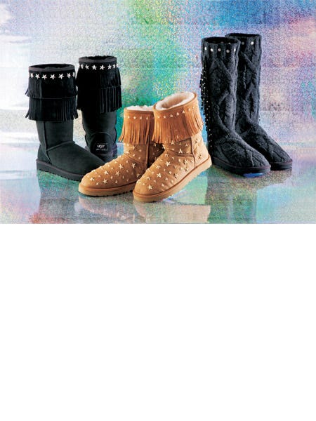 ジミー チュウ×UGG Australiaのコラボブーツ