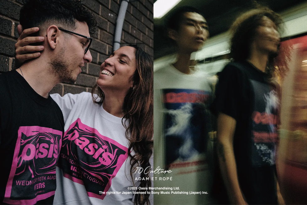 Japanese Brand ADAM ET ROPÉ is Creating the Retro Oasis Tour Merch