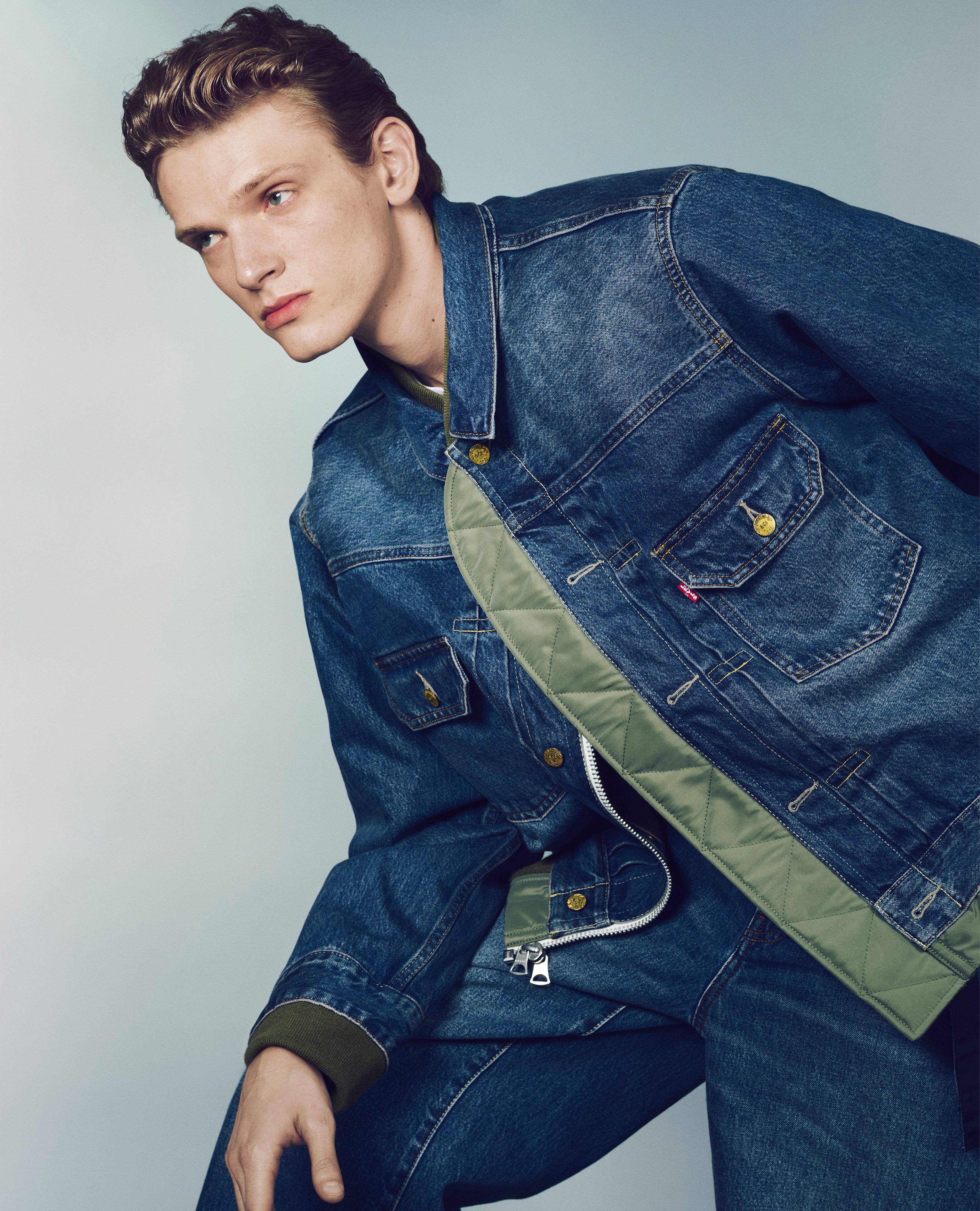 リーバイス×サカイ、ハイブリッドな美学が光る最新コラボコレクション