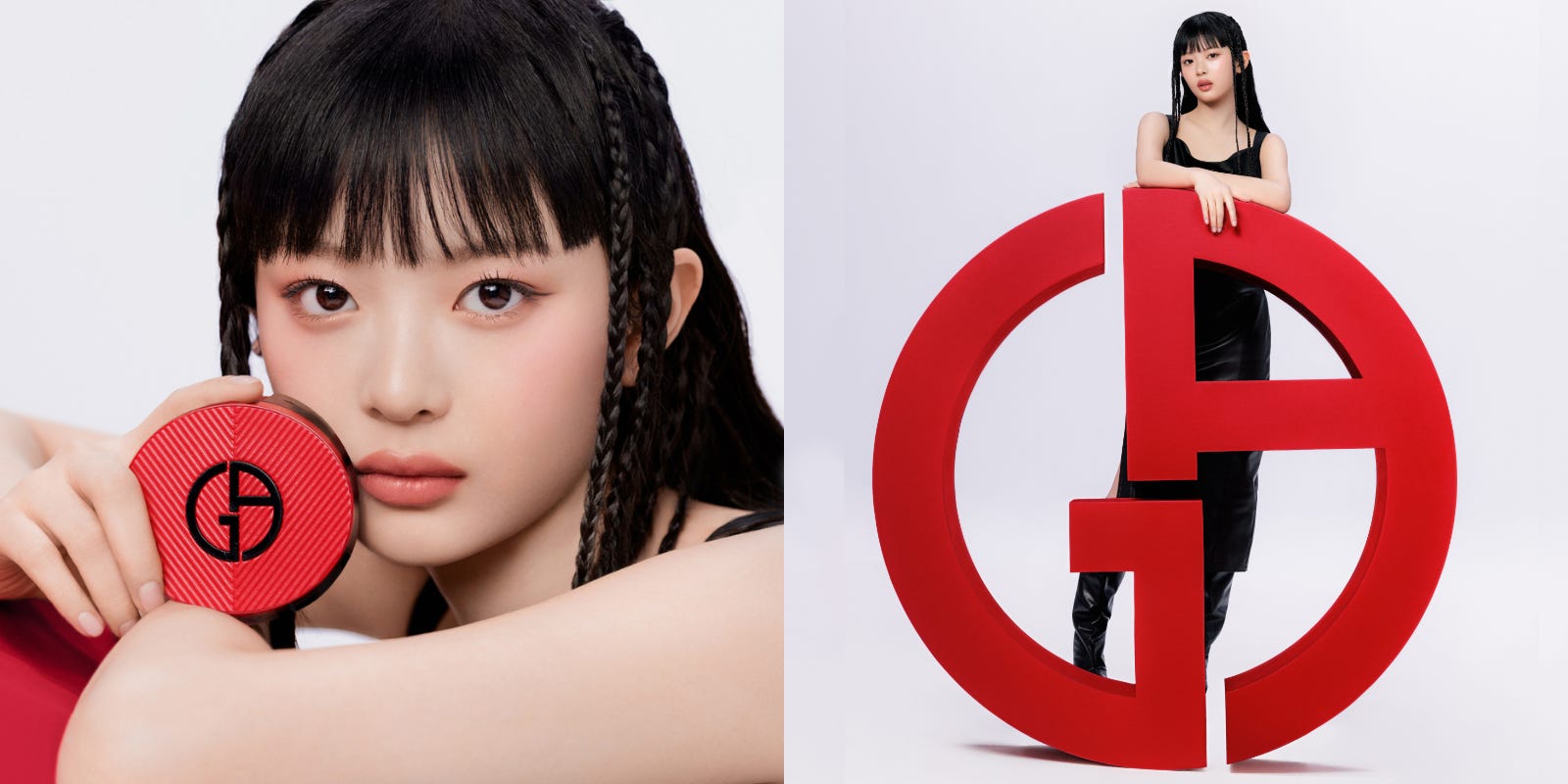 NewJeans ハニが「アルマーニ ビューティ」のグローバル メイクアップ