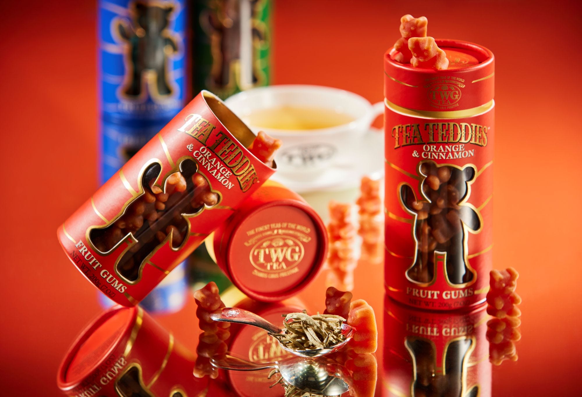 TWG シンガポール限定 ミニテディベア グミ ティー セット TWG
