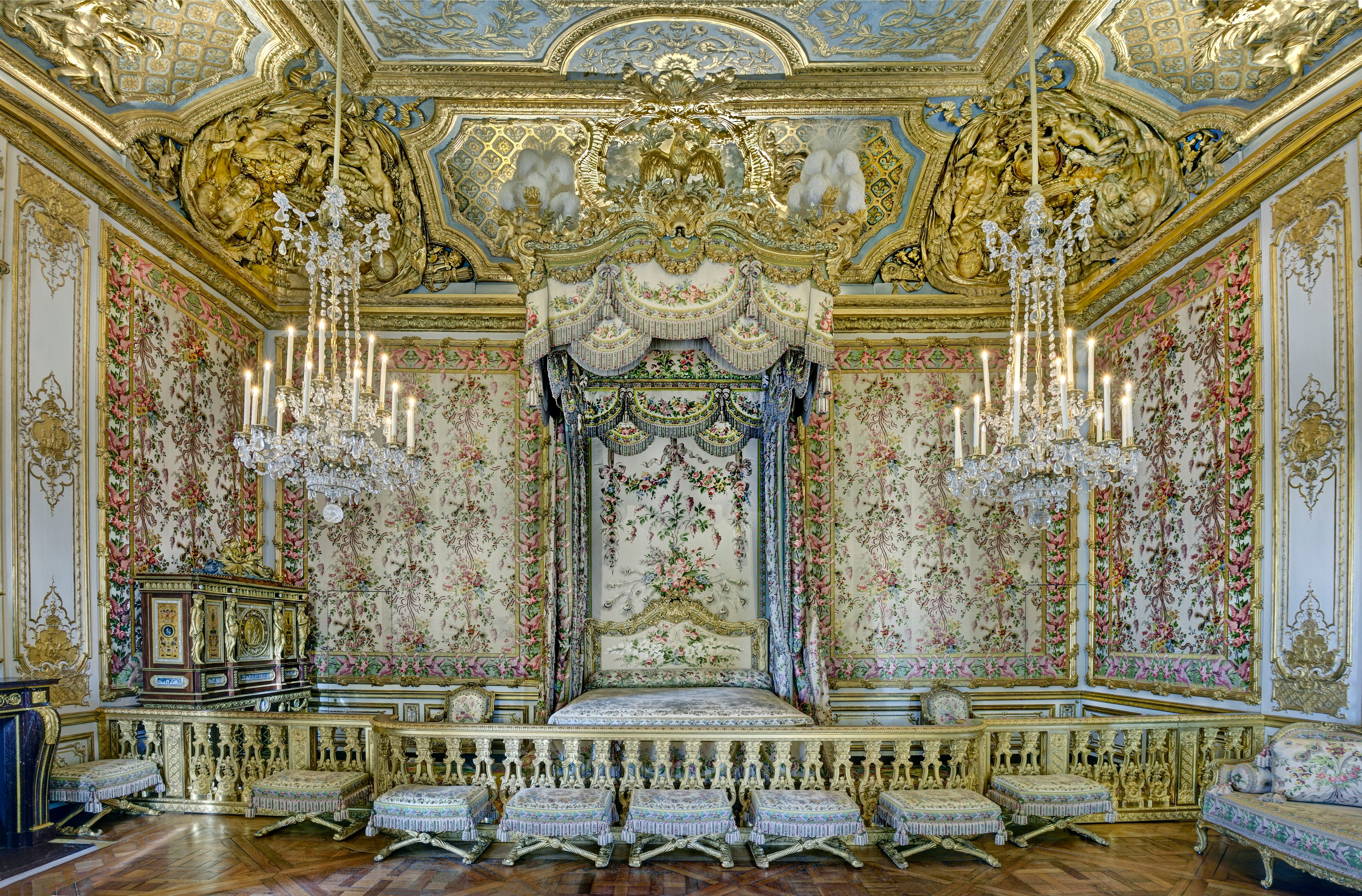 ヴェルサイユ発】マリー・アントワネットの2つの寝室にインテリア