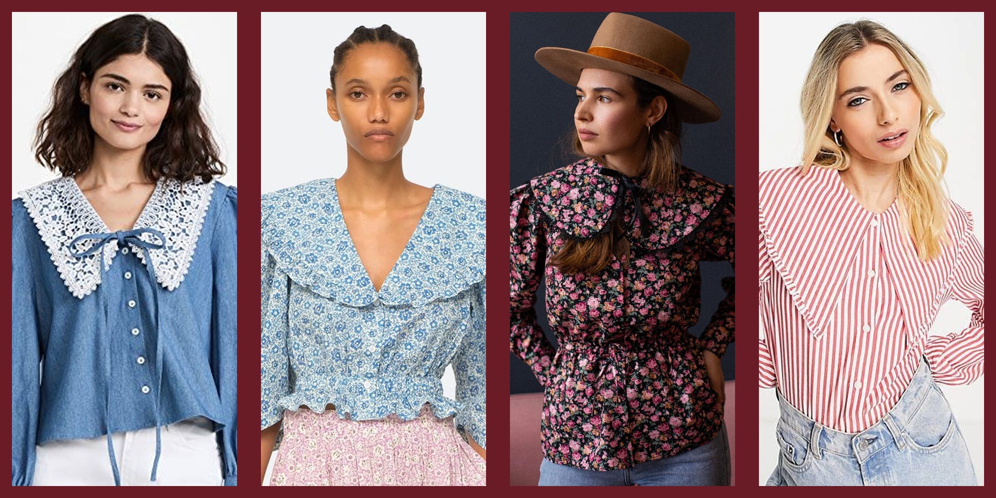 14 Stylish Big Collar Shirts to Wear Spring 2023 - Best Wide