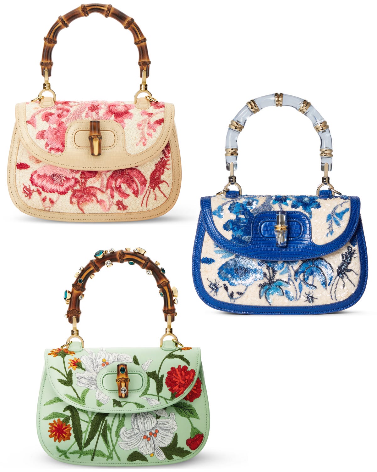 グッチが日本限定の1点もののバッグ「Gucci One of a Kind Bamboo 1947