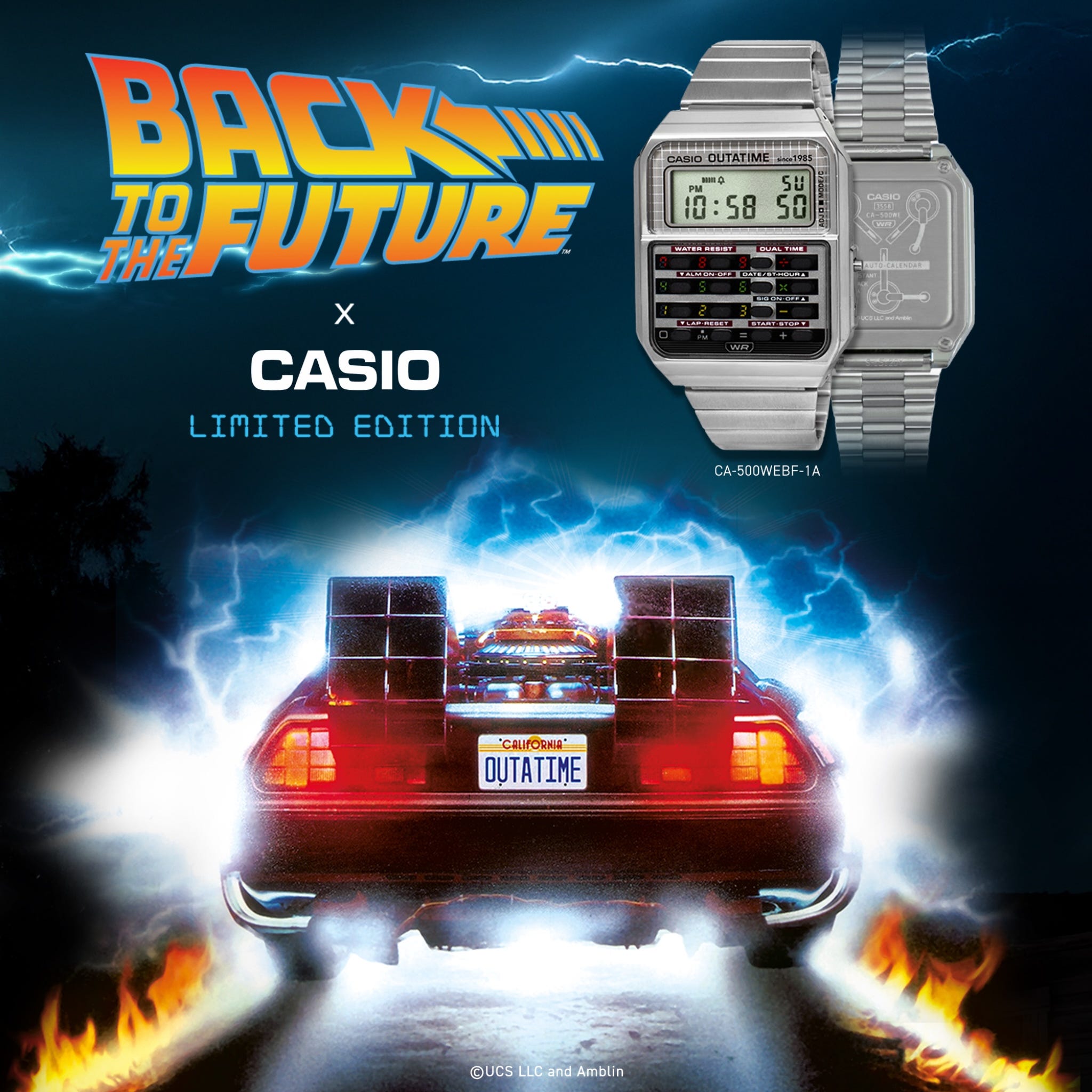 Casio's Rare 'Back to the Future' Watch Takes You You Straight to 1985