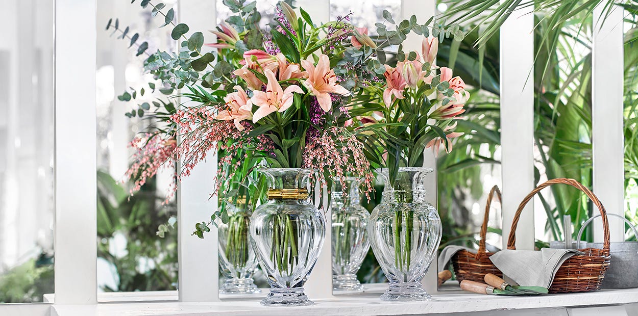 バカラ 花瓶 yoshi クリスタル バカラ花瓶 バカラ 〉バカラの花瓶に