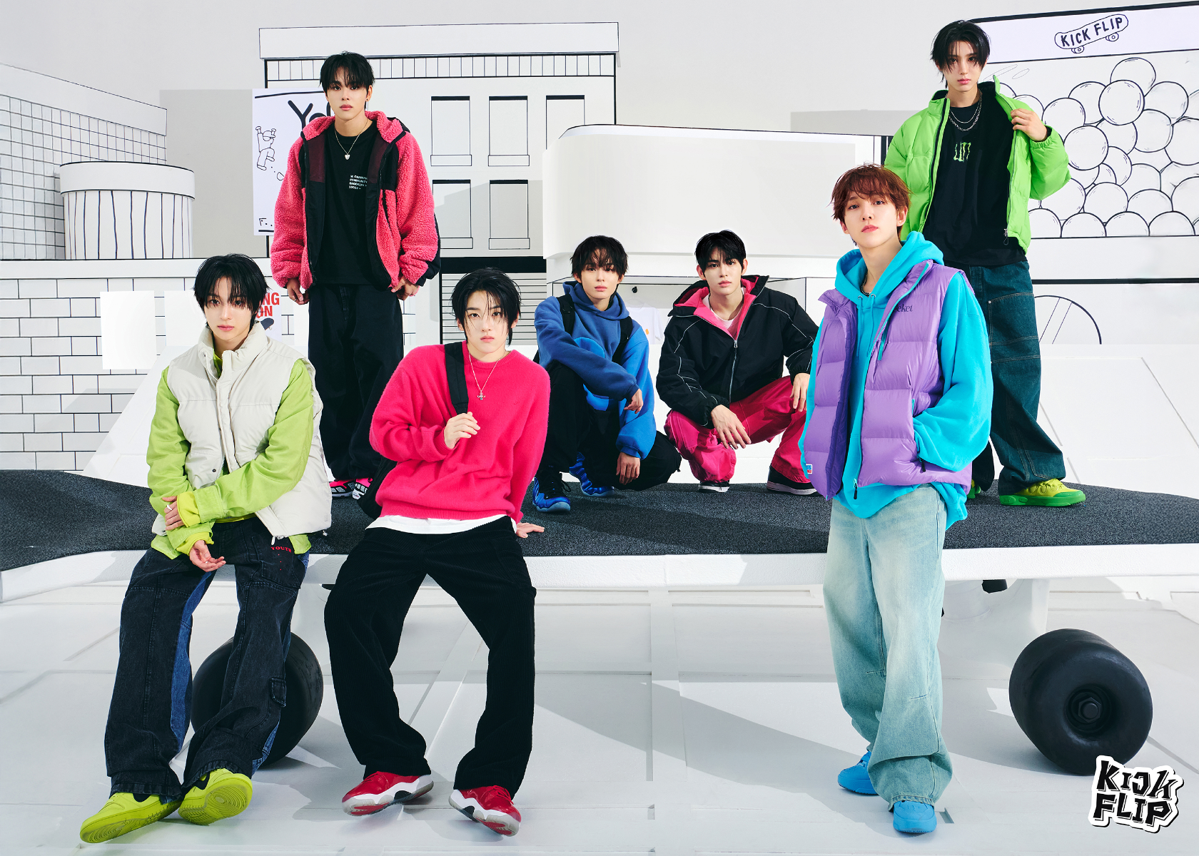 随時更新】KickFlip（キックフリップ）のメンバープロフィール｜JYPの7