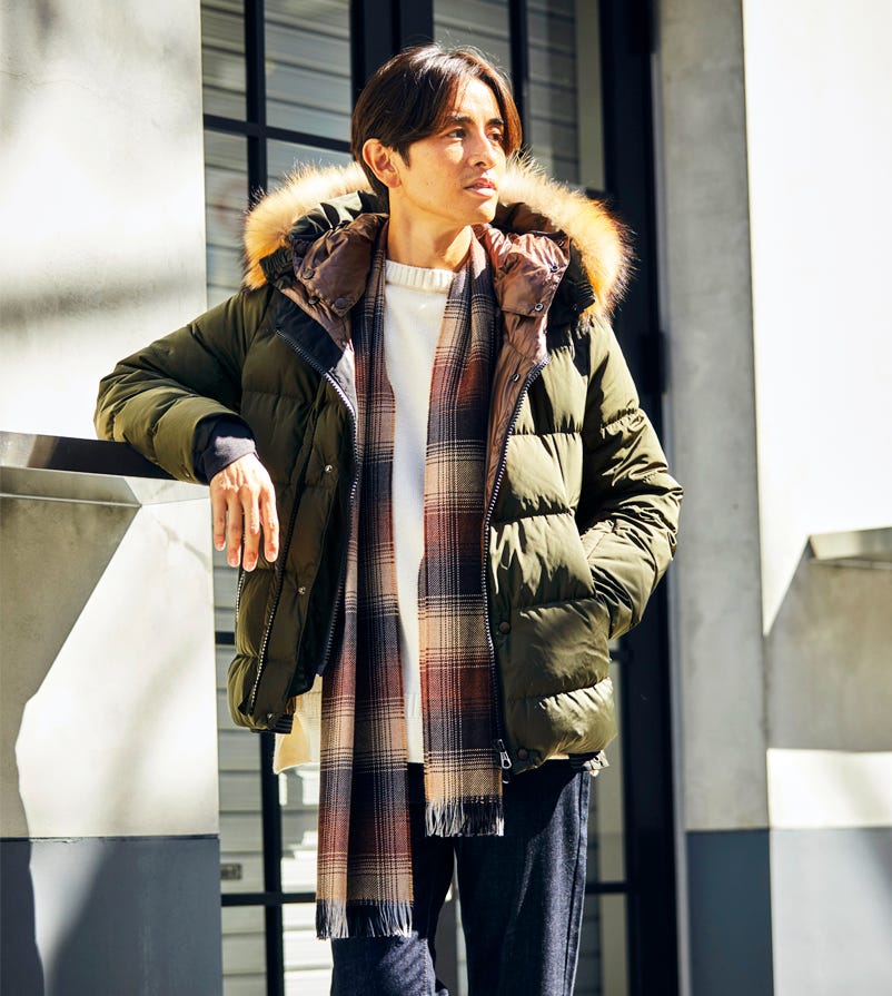 nano・universe 別注西川ダウンのホワイトグースダウン