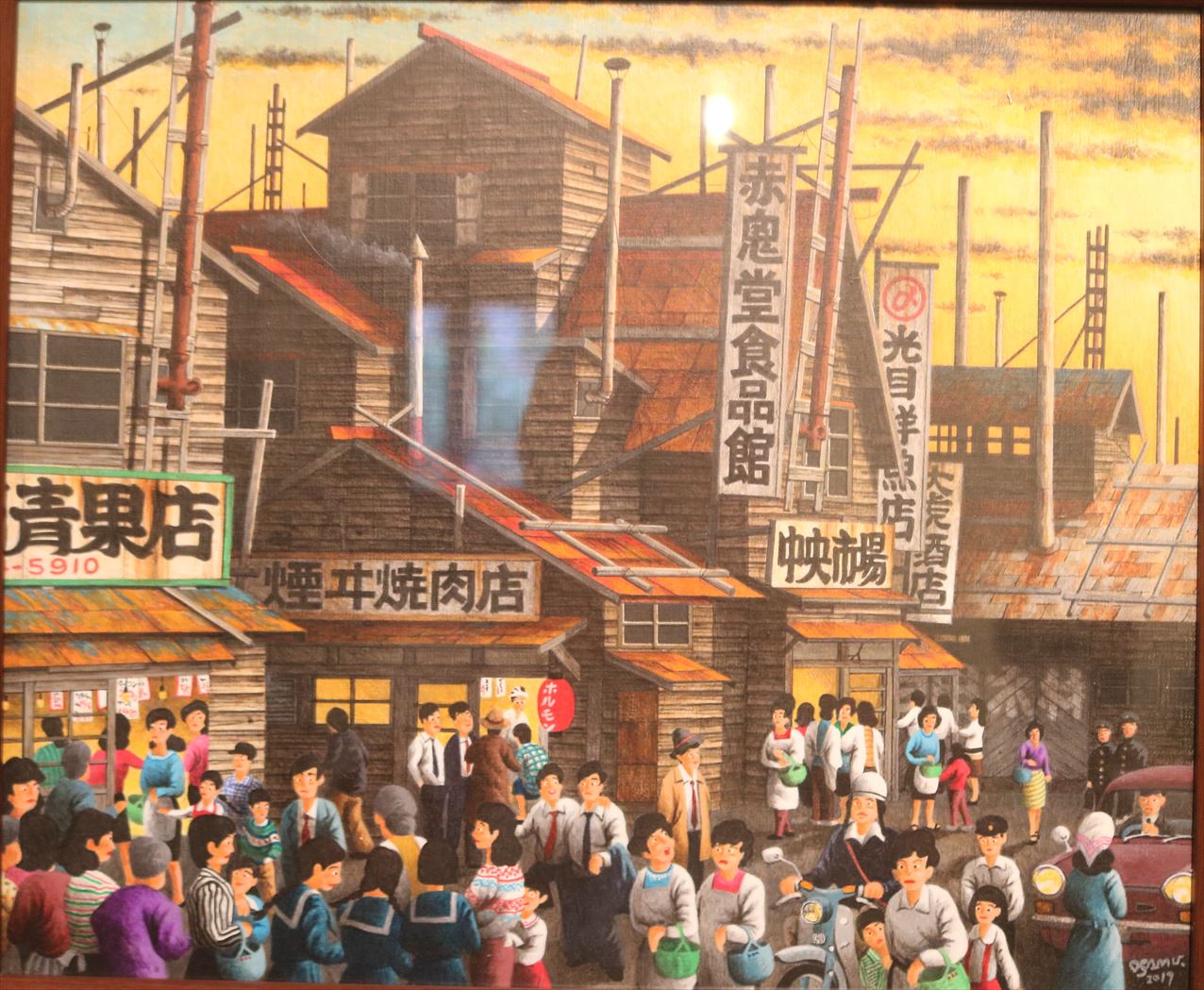 あのとき、そこにあった昭和」 昭和30年代情景画家 清田区の野島理さん