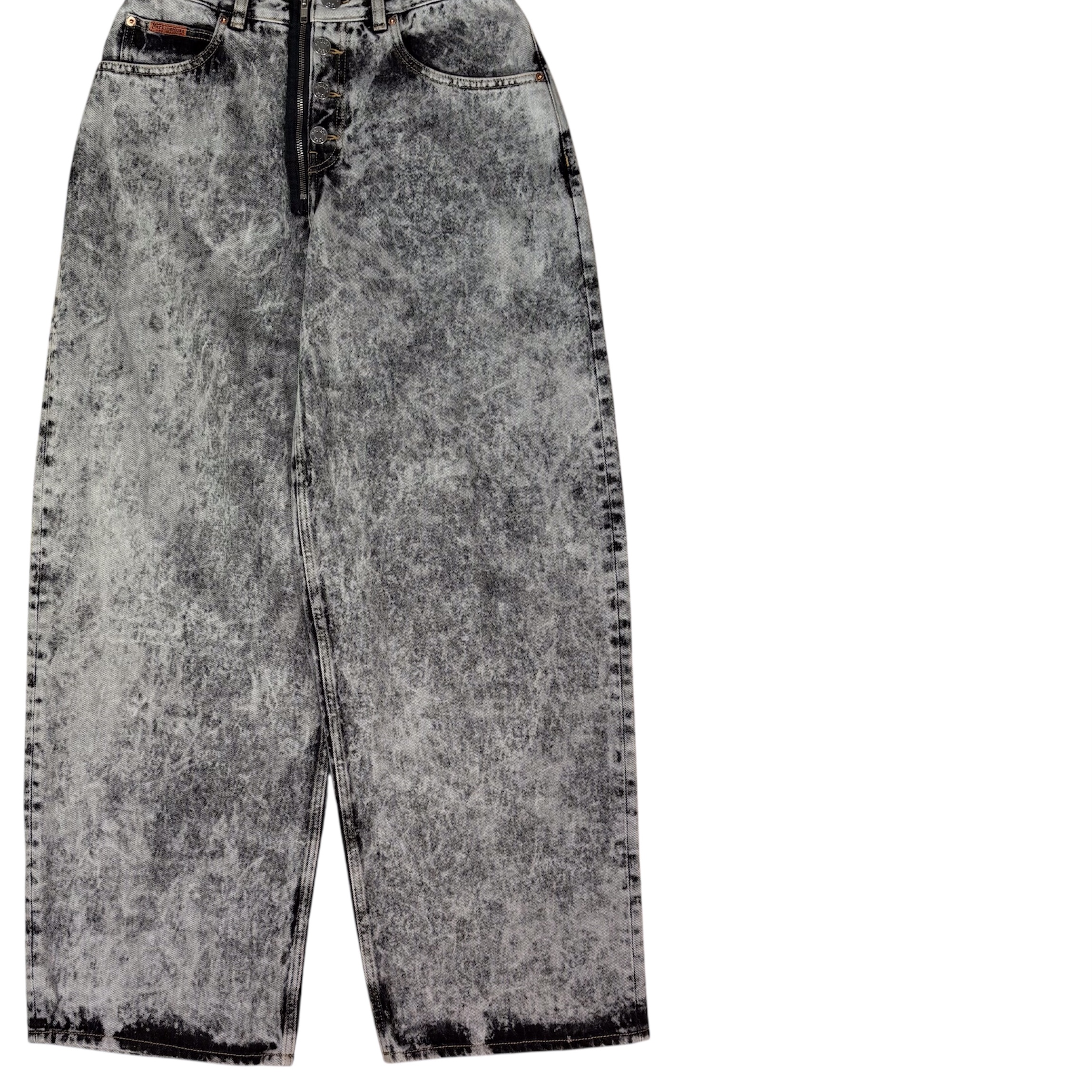 2025-26AW Martine Rose ZIP HEM JEAN - GREY ACID WASH 商品詳細