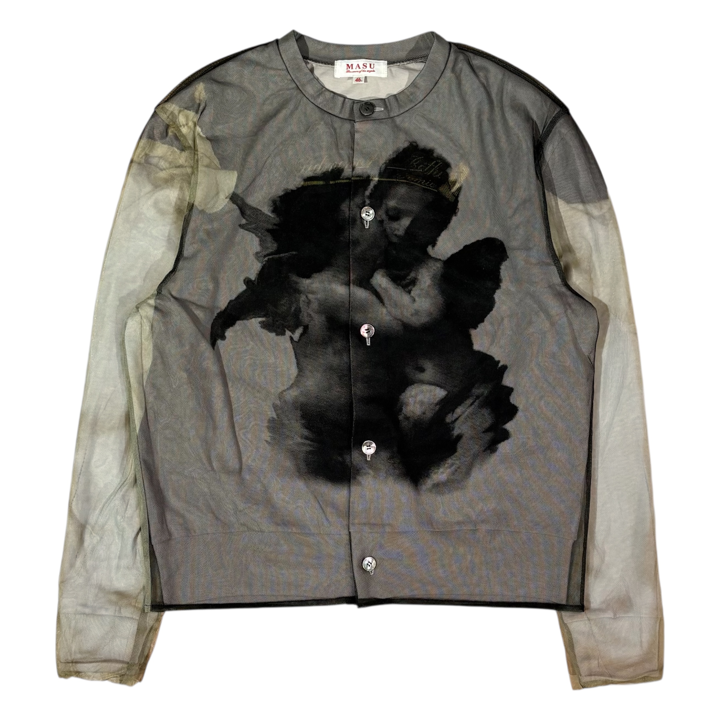 2026SS MASU BLURRED ANGEL CARDIGAN - WHITE 商品詳細｜choua la