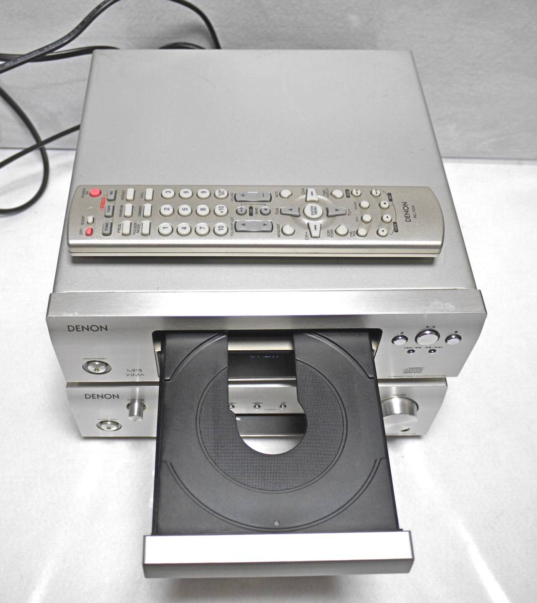 DENON Amplifier DRA-F102 ,CD player DCD-F102 ,Remote control RC