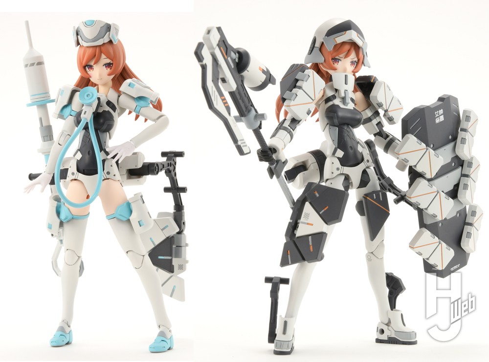 初代メガミデバイス「WISM・ソルジャー」を組み替えて”治療”と“盾”に特