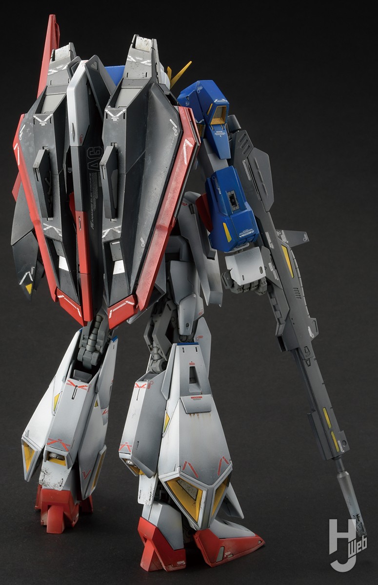 飛行機模型風ウェザリングでMG ゼータガンダムVer.Kaの説得力をアップ