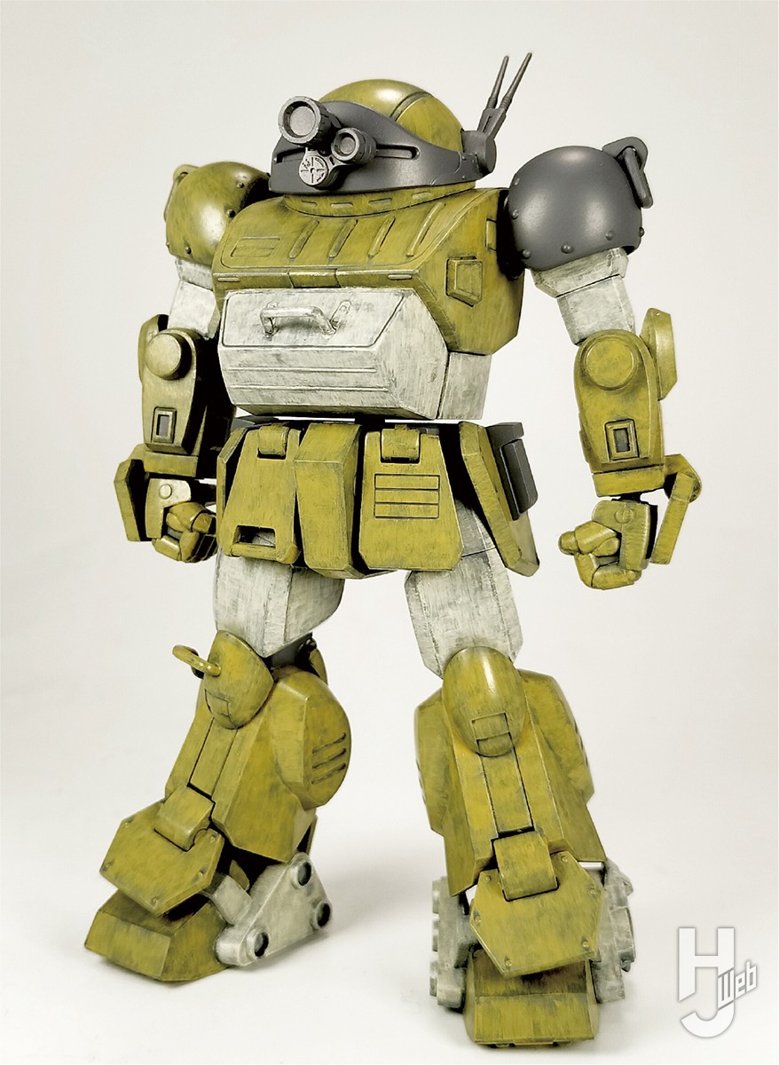 水性ホビーカラーの筆塗りで歴戦の機体に！「HG スコープドッグ」を