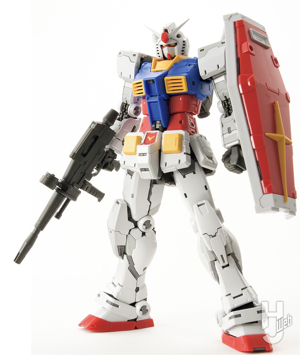 RG ガンダムVer.2.0」魅力的な最新キットの情報をテストショット