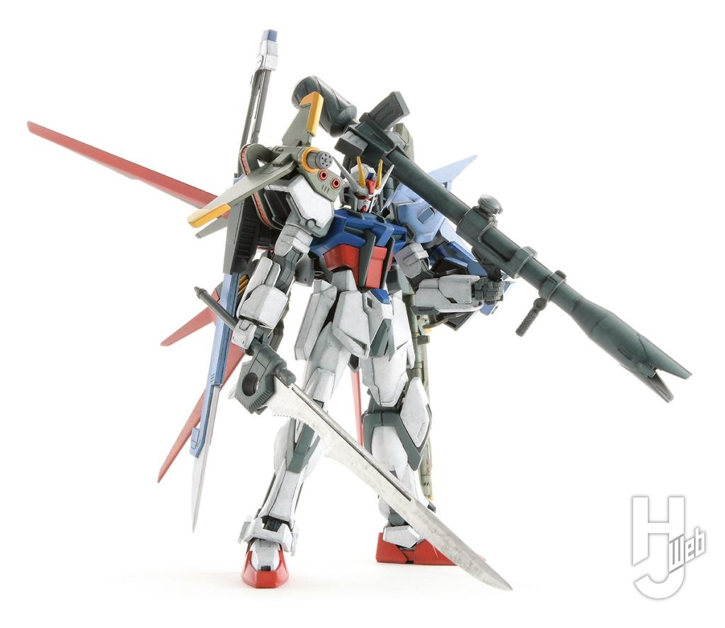 オプションパーツセットを使い「パーフェクト ストライクガンダム」を