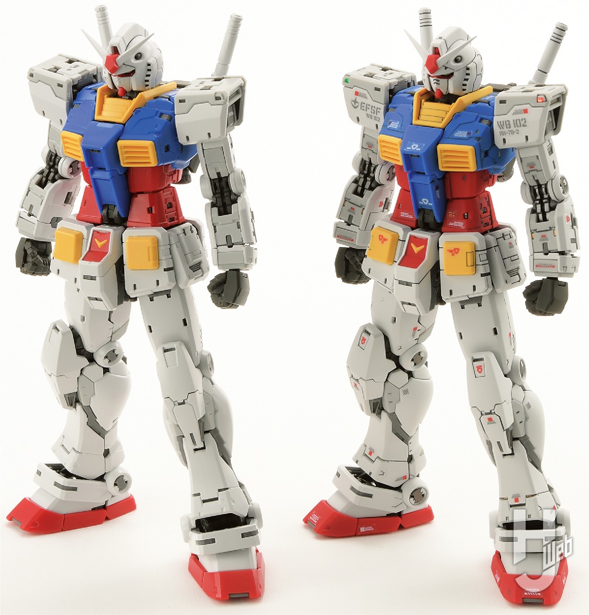 RGガンダム2.0】スミ入れや部分塗装で簡単フィニッシュ！ RGにぴったり