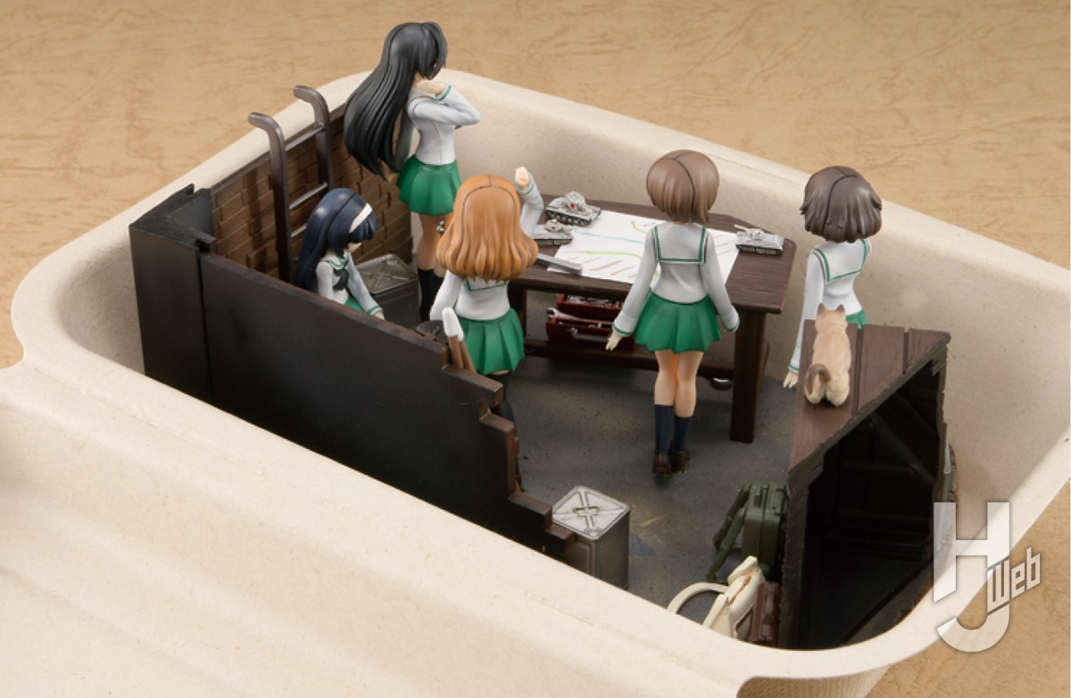 ガールズ＆パンツァー】ランチボックスサイズのガレージ！あんこう