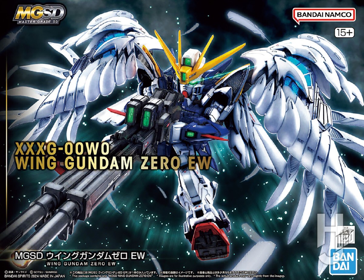可変機構搭載の「MGSD ウイングガンダムゼロ EW」をシャープに、美しく